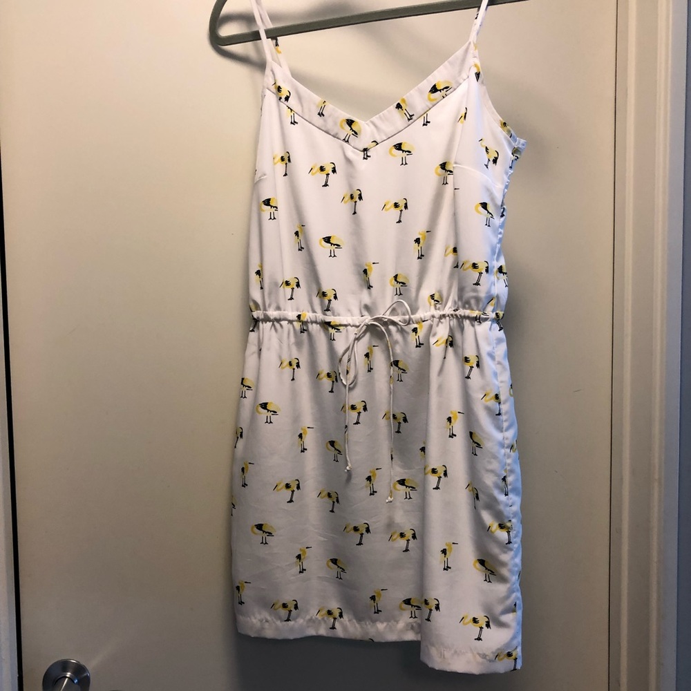 White dress.